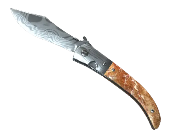 Navaja-Messer (★) | Damaszener Stahl (Fabrikneu)