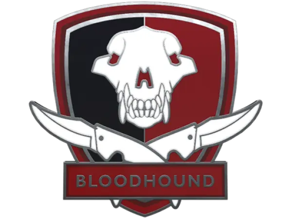 Anstecknadel: Bloodhound