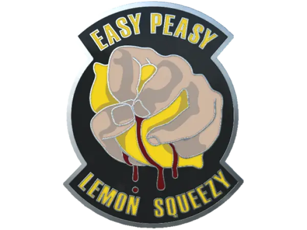 Anstecknadel: Easy Peasy