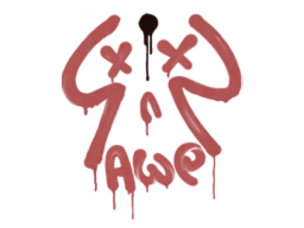 Versiegeltes Graffito | Rückstoß – AWP (Blutrot)