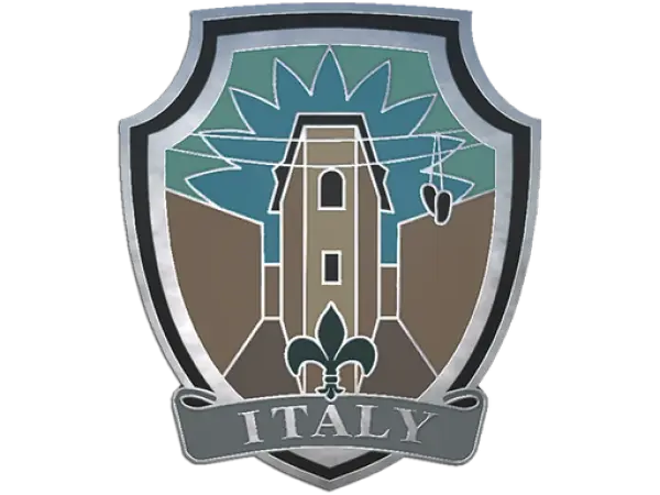 Anstecknadel: Italy