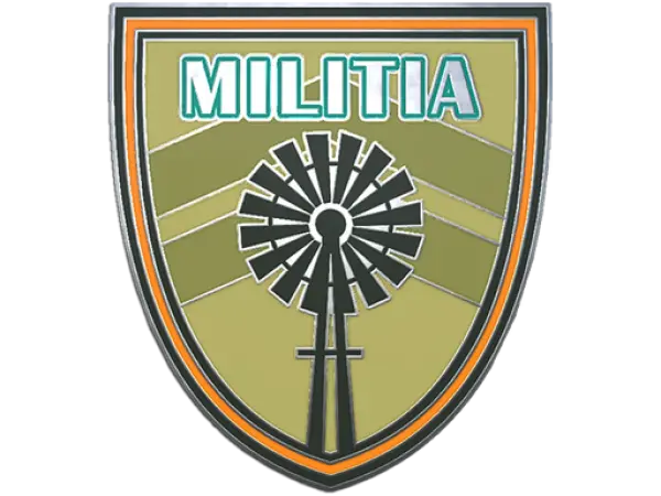 Anstecknadel: Militia