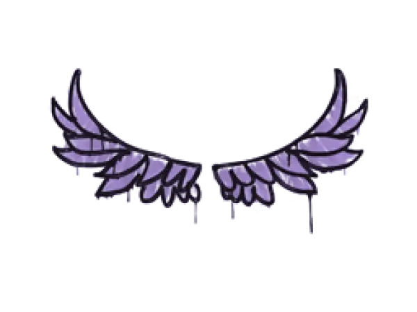 Versiegeltes Graffito | Take Flight (Brutales Violett)