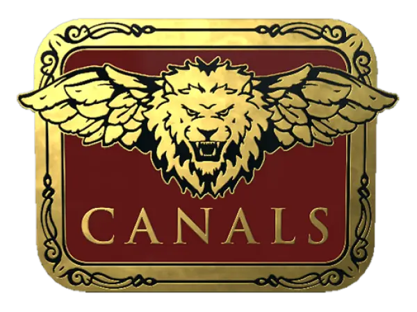 Anstecknadel: Canals
