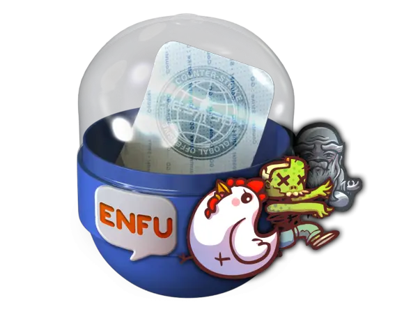 Капсула з наліпками Enfu